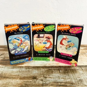 The Ren & Stimpy Show - Volumes 1, 2 and 3 (VHS) Nickelodeon, Orange Tapes - Bild 1 von 4
