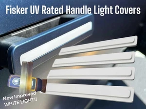 Orange - 2023 - 2024 Fisker Ocean Door Handle Light Cover UV Safe - Picture 1 of 1