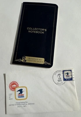 Vintage US Mail 1971 USPS Shelby The Franklin Mint Collectors Society Notebook - Image 1 of 4