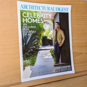 Architectural Digest Annual Special Celebrity Homes John Legend MINT No Label - Foto 1 di 5