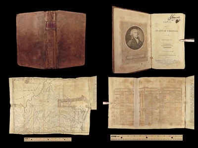 1801 Thomas Jefferson Notes on State Virginia SLAVERY Indians Colonial Americana - Image 1 of 4