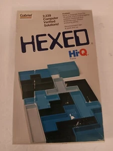 Vintage 1977 Gabriel Hexed Hi-Q Brain Teaser Puzzle Complete Set In Original Box - Picture 1 of 10