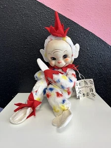Ultra Rare 1950s RUSHTON Star Creation Plush Rubber Face Monkey Original Tag - Picture 1 of 10