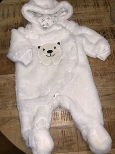 Dopodopo Gr. 68 Winteranzug Overall Eisbär Bärenanzug Teddy Schneeanzug Skianzug - Bild 1 von 11