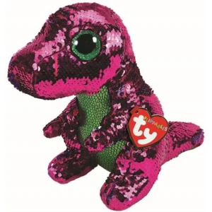 Ty Beanie Boos Flippables 9" STOMPY the Color Changing Sequins Dinosaur Medium - Picture 1 of 1