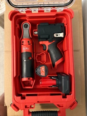 M12 3/8" Ratchet and 3/8" or 1/2" Stubby Impact Milwaukee Packout storage insert - Image 1 of 4