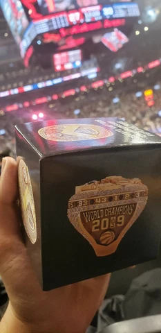 SOLD OUT EVERYWHERE- BARON Toronto Raptors Championship Replica Ring from Opener Cover