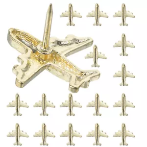 30Pcs Push Pin Bulletin Board Push Pin Airplane Cork Board Thumb Tacks - Picture 1 of 19