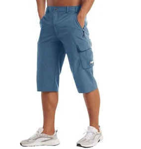 Hiking Shorts Men Quick Dry Mens Casual Shorts Cargo Shorts with Pockets Summ... - Picture 1 of 7