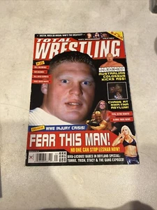 Total Wrestling Magazine May 2003 WWF WWE Vintage Wrestling Lesnar Goldberg - Picture 1 of 2
