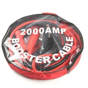 Heavy Duty Car Battery Jump Start Cables Leads 2000 AMP 2 Mt Long Jumper Booster - Picture 1 of 9