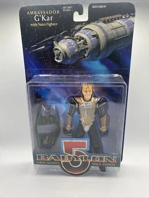Babylon 5 Captain Ambassador G' Kar 6 英寸可动人偶 1997 年全新独家玩具新品 — 第 1/4 张图片