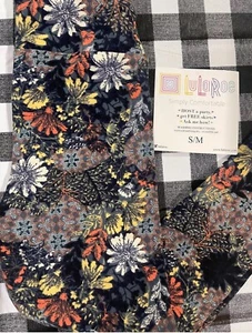 S/M Lularoe Kids Leggings multicolor daisy NWT - Picture 1 of 2