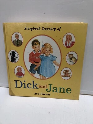 Vintage Storybook Treasury of Dick and Jane and Friends Hardcover 1984 - Image 1 of 4