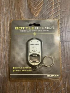 NEW hillman bottle opener keychain with led light - SHIPS FREE - Bild 1 von 2