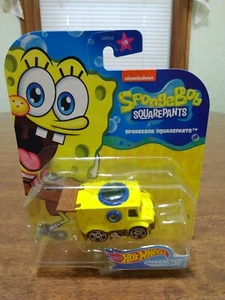 Hot Wheels 2020 SpongeBob Squarepants 1:64 scale Character Car NIP - Picture 1 of 8