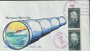 Furgoneta pintada a mano 2094 Herman Melville Moby Dick Whale  - Imagen 1 de 1
