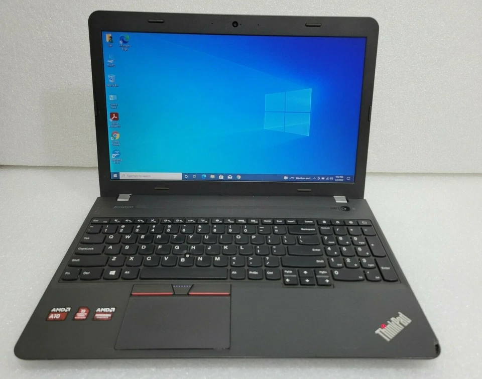 Thinkpad E555 15.6" AMD A10-7300 1.9GHz 4GB 500GB DVDRW WC Win10 Pro - Read - Image 1 of 4