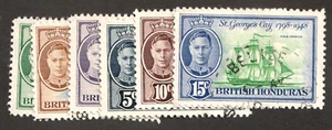 1949 British Honduras Sc# 131-36, KGVI & Famous Ships. Used Cv$6.15 - Picture 1 of 1