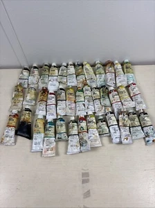 HOC Holbein Oil Color Extra Fine Artist's Paints 40ml Mixed Used Lot Of 38 - Picture 1 of 10