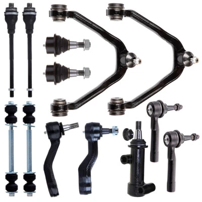 13 piezas para Chevy Tahoe 2001-2005 2006 brazos de control delanteros rótulas brazo Pitman Foto 1 de 4