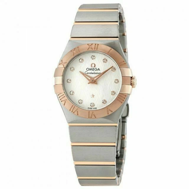 OMEGA Constellation - 27 mm, Stainless Steel, Rose Gold