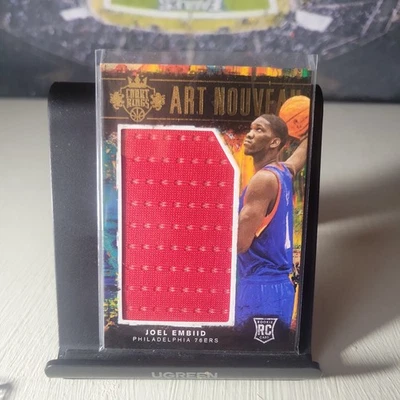 2014-15 Panini Court Kings Art Nouveau Jerseys /299 Joel Embiid #3 RC Patch - Image 1 of 2