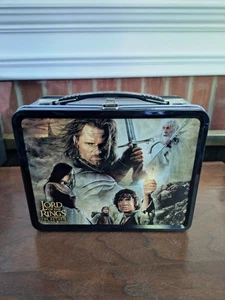 Lord of the Rings metal lunch box Return of the King NECA NEW w/ thermos DAMAGED - Picture 1 of 11