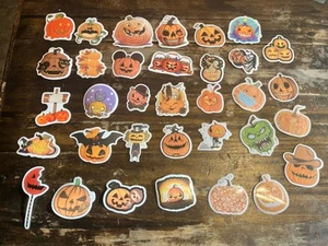Halloween Pumpkin 34ct Sticker Pack - Picture 1 of 18