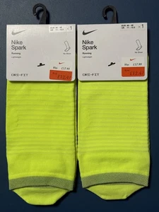 2 PACK Nike Mens Spark Lightweight No Show Running Socks UK 11-12.5 DA3589-702 - Picture 1 of 6