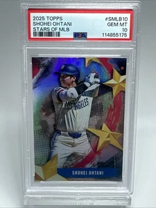 Shohei Ohtani Card 2025 Topps Stars Of MLB #SMLB10 PSA 10 - Picture 1 of 2