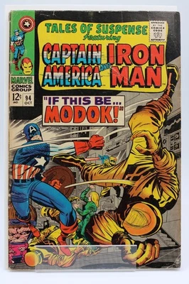 Tales of Suspense #94 • [2.5] • Jack Kirby • 1967 • MARVEL • PLIEGUE CENTRAL SUELTO Foto 1 de 2