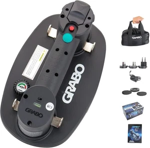 NEW GRABO Nemo Portable Electric Vacuum Suction Cup Heavy Lifting Made Easy - Picture 1 of 1