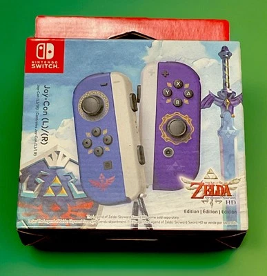 Nintendo Switch Joy-cons The Legend of Zelda Skyward Sword Edition NEW SEALED - Image 1 of 3