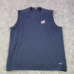 Nike Golf Vest Sleeveless Men's Xl Navy Dayton Flyers - Picture 1 of 9