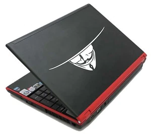 Adesivo decalcomania V per VENDETTA maschera anonima Guy Guido Fawkes vinile wall art V3 - Foto 1 di 5