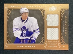 2009-10 Upper Deck Artifacts Treasured Swatches /199 Luke Schenn Dual Jerseys - Picture 1 of 3