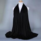 Neu Damen Top Qualität Big Large Einfach Jersey Hijab Schal Schal Halstuch Dehnbar UK