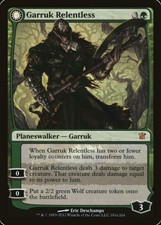 MTG Garruk Relentless Innistrad MYTHIC RARE LP/NM Magic the Gathering