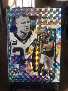 2020 Mosaic CHRISTIAN MCCAFFREY SP Silver Mosaic Stare Masters Panthers - Picture 1 of 2