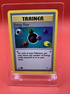 POKEMON 1° EDIZIONE ENERGY FLOW 122/132 GYM HEROES COMUNE QUASI NUOVO - Foto 1 di 2