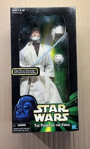 Obi-Wan Kenobi Glow in Dark Lichtschwert Star Wars Power of the Force POTF 12" - Bild 1 von 2