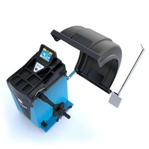Auswuchtmaschine Reifen Vollaut. 230V, 10 - 32" mit Messarm Felgenbreite & LCD - Bild 1 von 2
