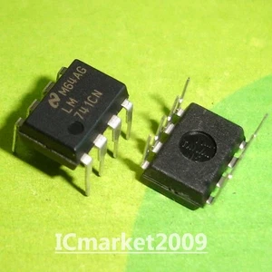 Chip amplificador operacional único IC 50 PIEZAS LM741CN DIP-8 LM741 LM 741CN - Imagen 1 de 1