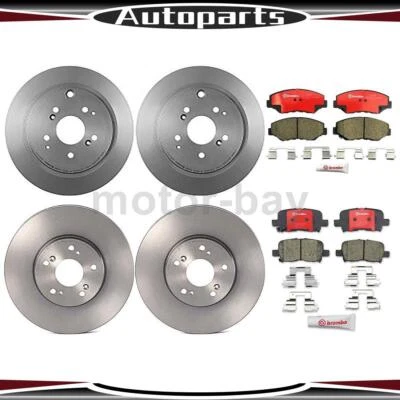 Передние задние тормозные колодки и роторы для Honda Pilot 2008 2007 2006 2003 2005 2004 - Изображение 1 из 4