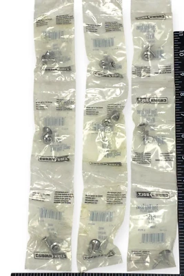 Tornillos para chapa Crown Bolt 51748 6 x 5/8 pulgadas cabeza ovalada cromados, 26 piezas Foto 1 de 4