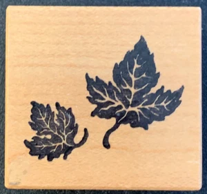 PSX C-210 Leaves Rubber Stamp Autumn Fall - Picture 1 of 3