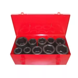 11 PC 1" DR Drive Deep Impact BUDD SAE 1 to 2" Sockets - Picture 1 of 4