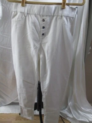 CALVIN KLEIN WHITE PANTS SIZE S (NWT $79) - Image 1 of 4