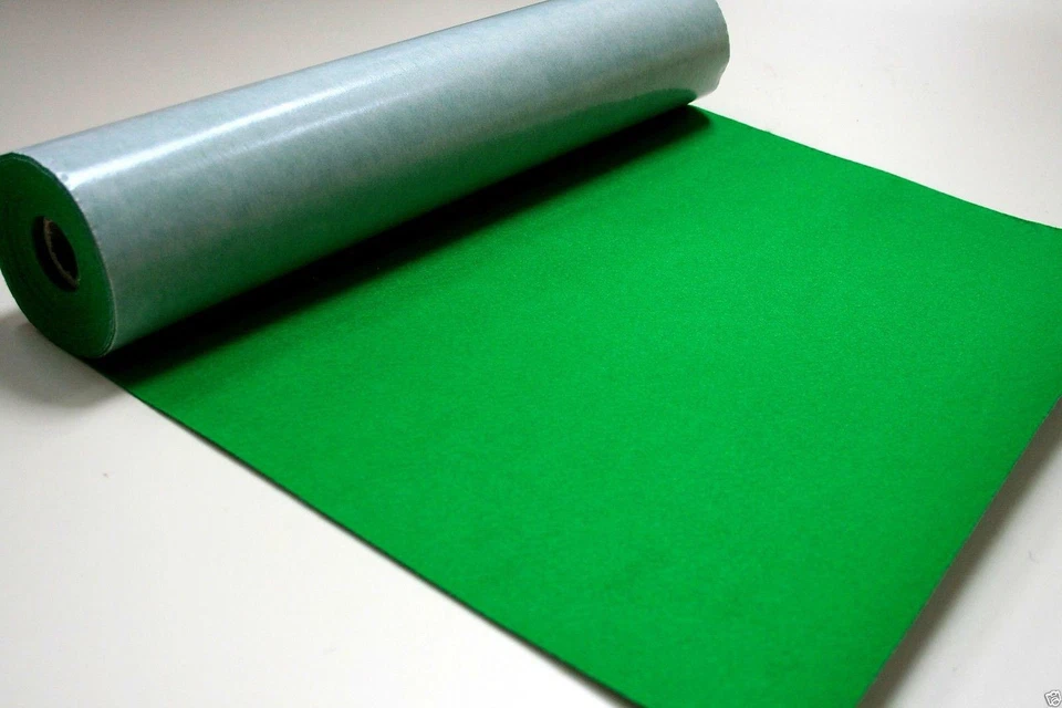 Self Adhesive Felt Baize Fabric Mini Rolls - MEADOW - Image 1 of 1